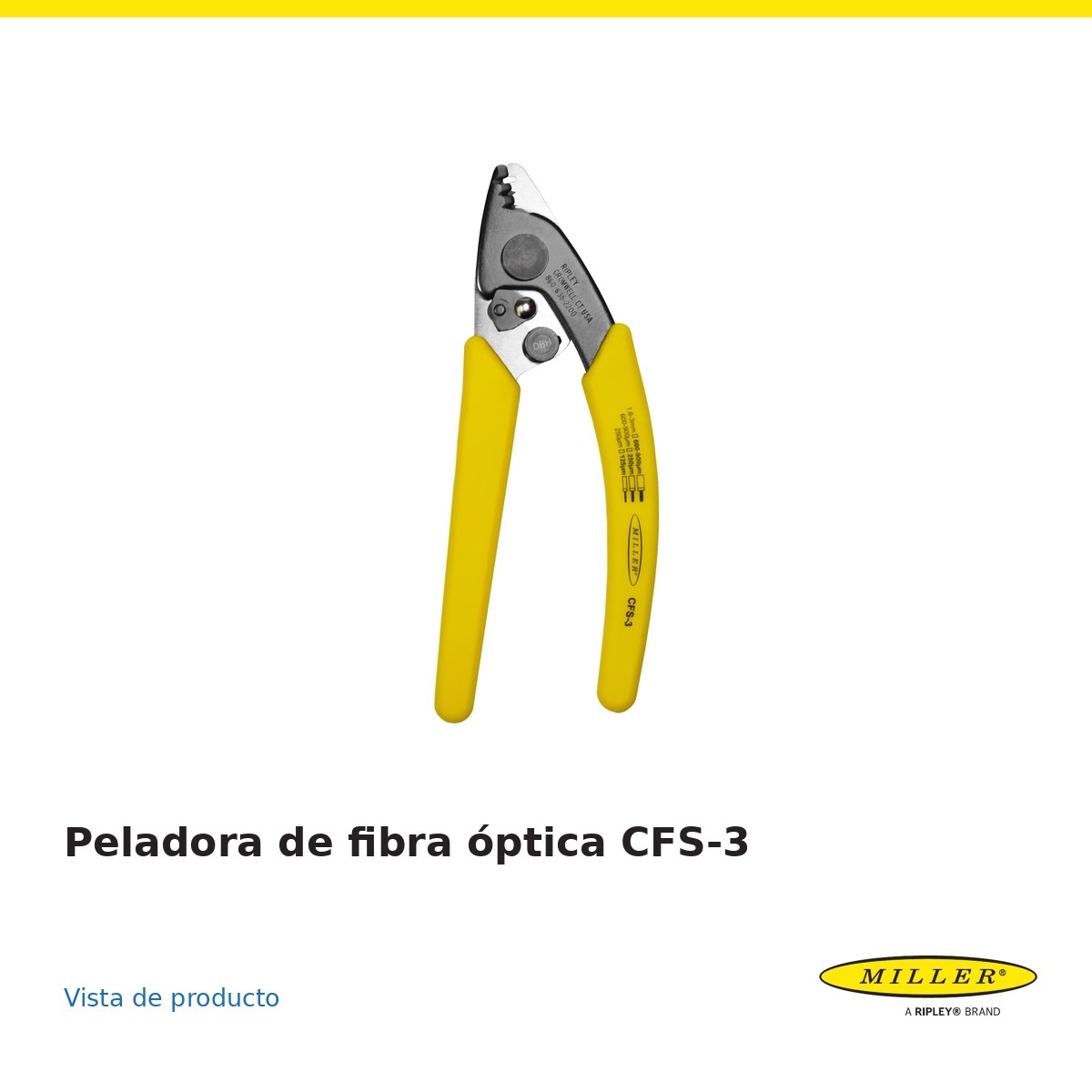 CFS-3 - Peladora de fibra óptica de tres posiciones
